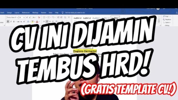 Cara membuat cv yang menarik perhatian