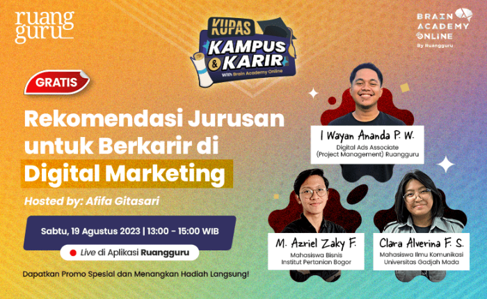 Peluang karir di dunia digital marketing
