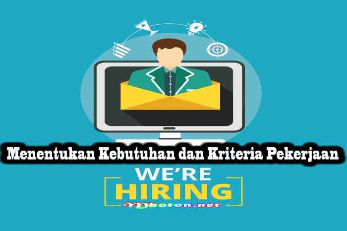 Kualifikasi yang dibutuhkan dalam pekerjaan